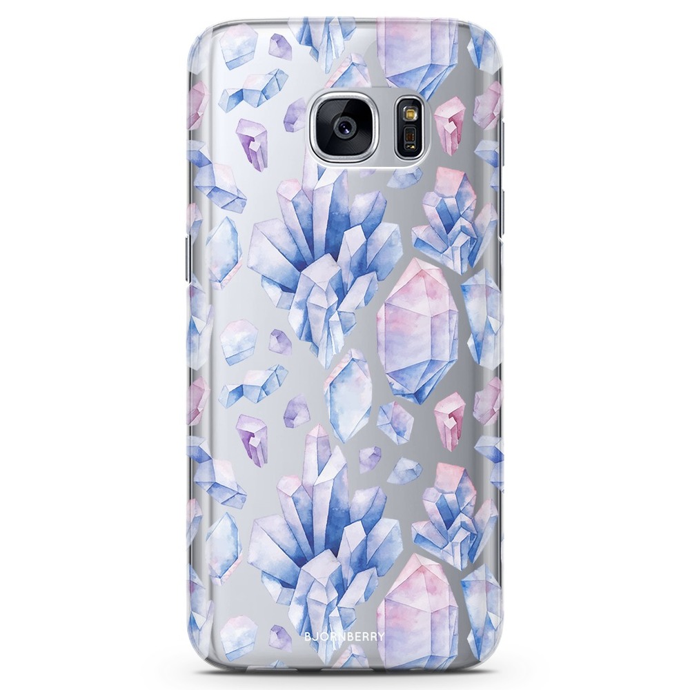 Samsung Galaxy S7 Edge TPU Case - Pastel Crystals