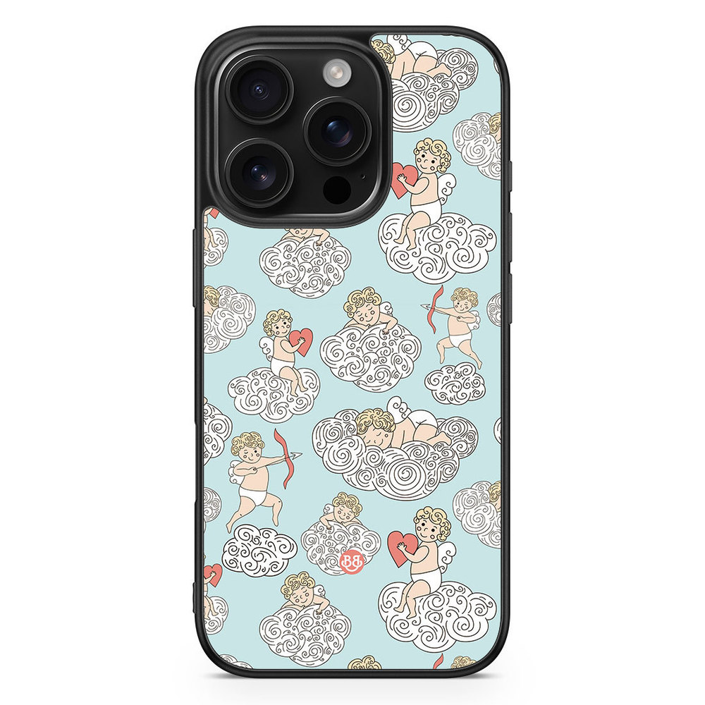 iPhone 16 Pro Case - Angels and Clouds