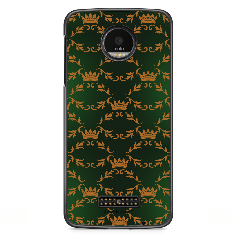 Moto Z2 Play Case - Crown Pattern