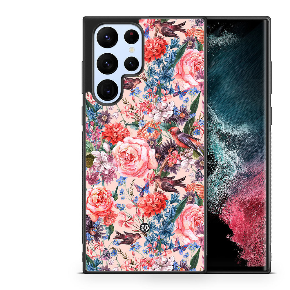 Samsung Galaxy S23 Ultra 5G Case - Birds & Flowers