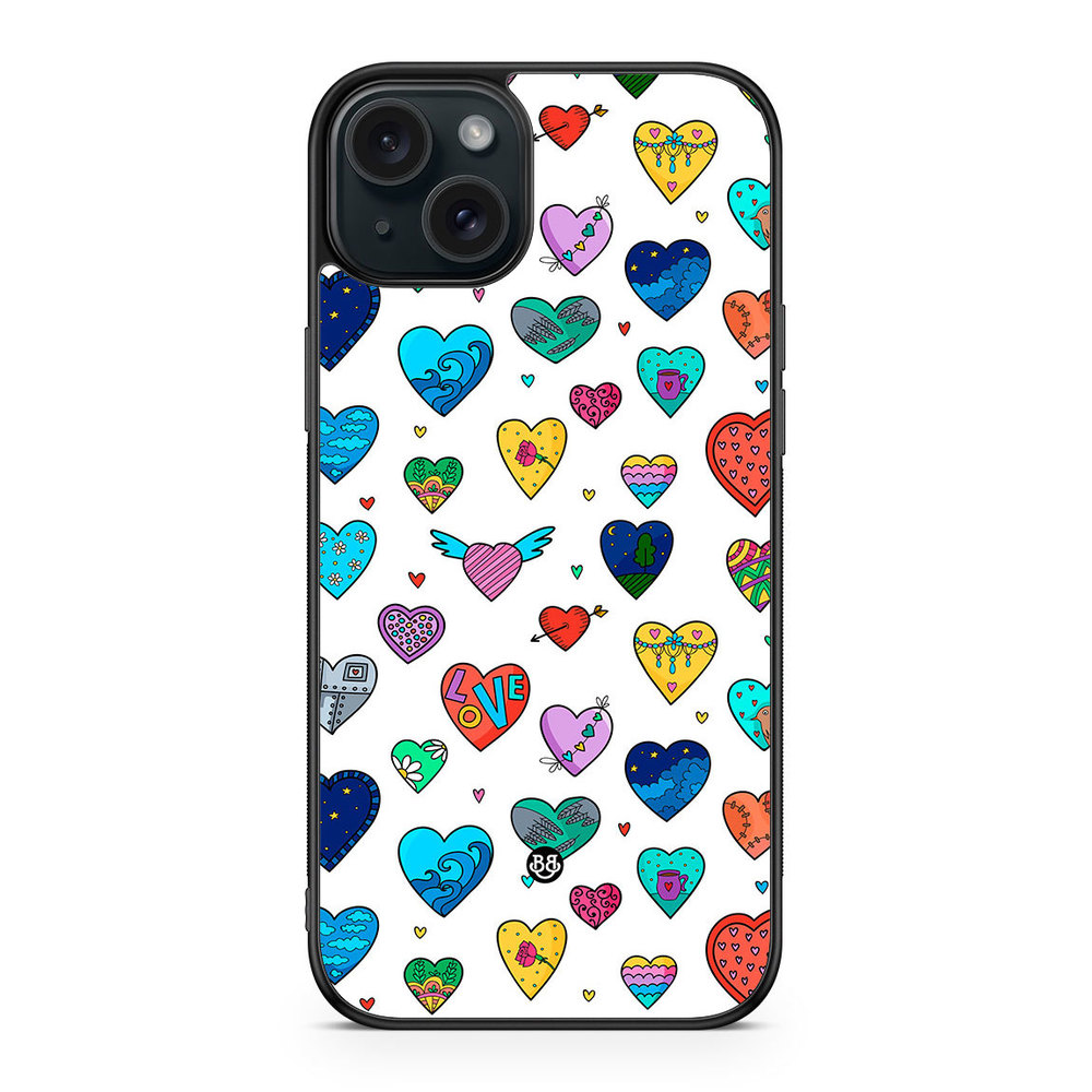 iPhone 15 Plus Case - Hearts