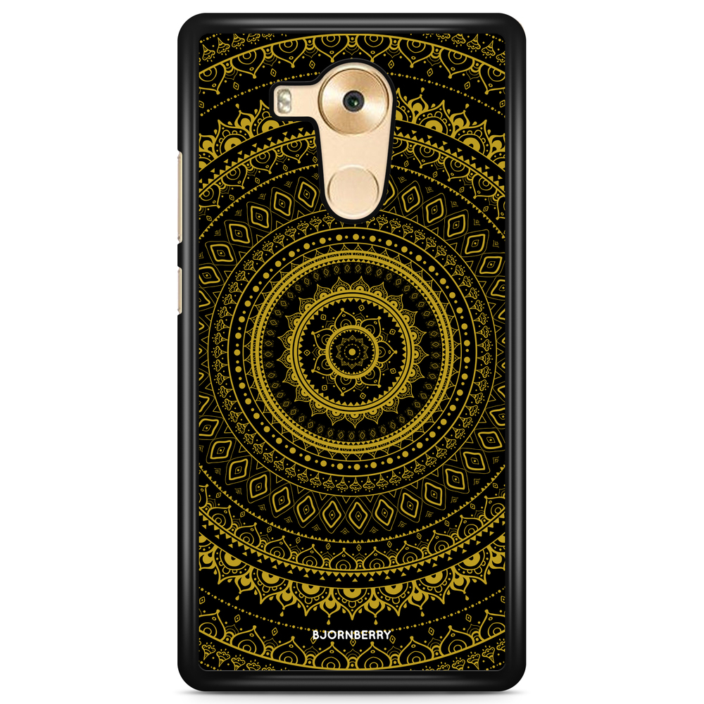 Huawei Mate 9 Case - Black Gold Mandala