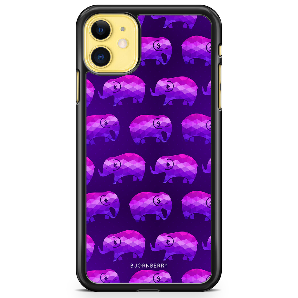 iPhone 11 Case - Purple Elephant