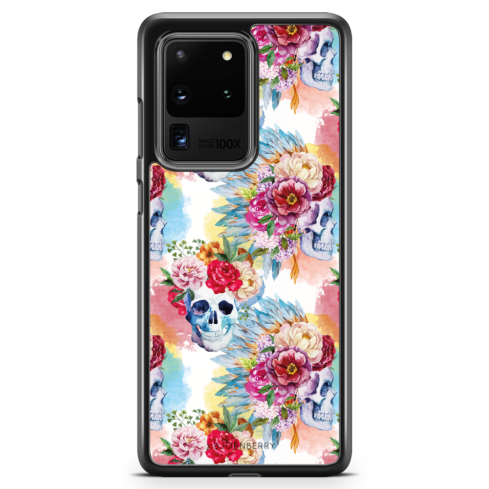 Samsung Galaxy S20 Ultra Skal - Dödskallar & Blommor | Mobilskal & Mobilfodral BJORNBERRY