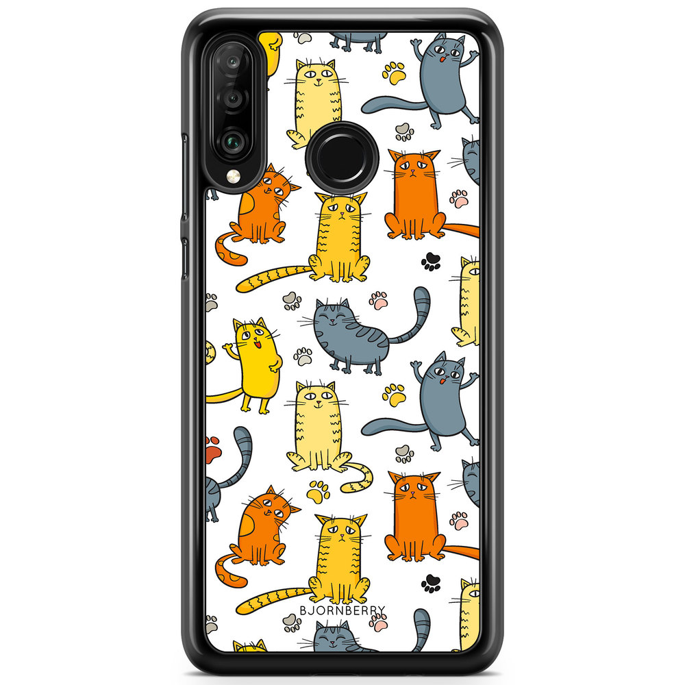 Huawei P30 Lite Case - Cat Pattern
