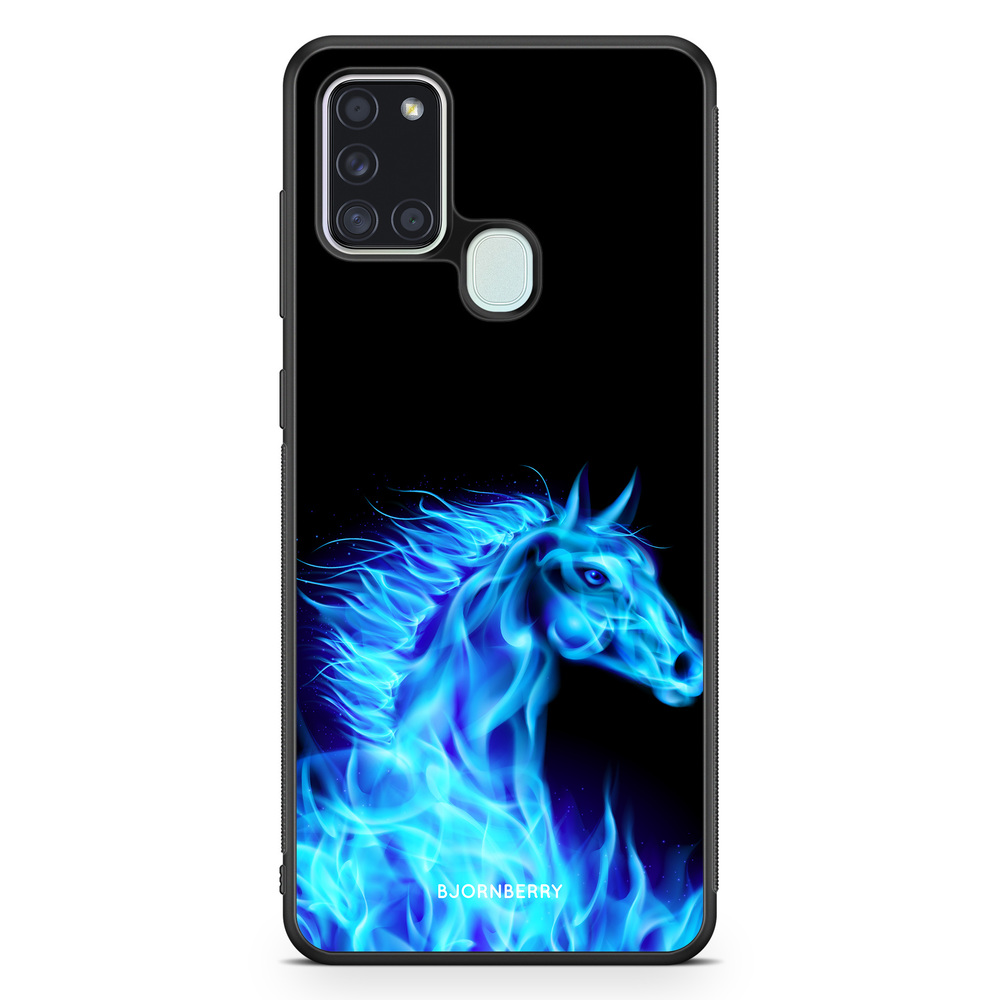 Samsung Galaxy A21s Case - Flames Horse