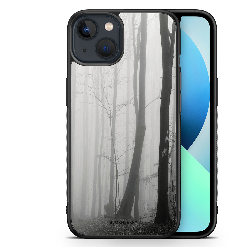 iPhone 13 Mini Case - Black/White Autumn