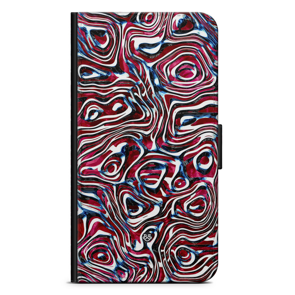 Motorola Moto E40 Wallet Case - Mineral Pattern