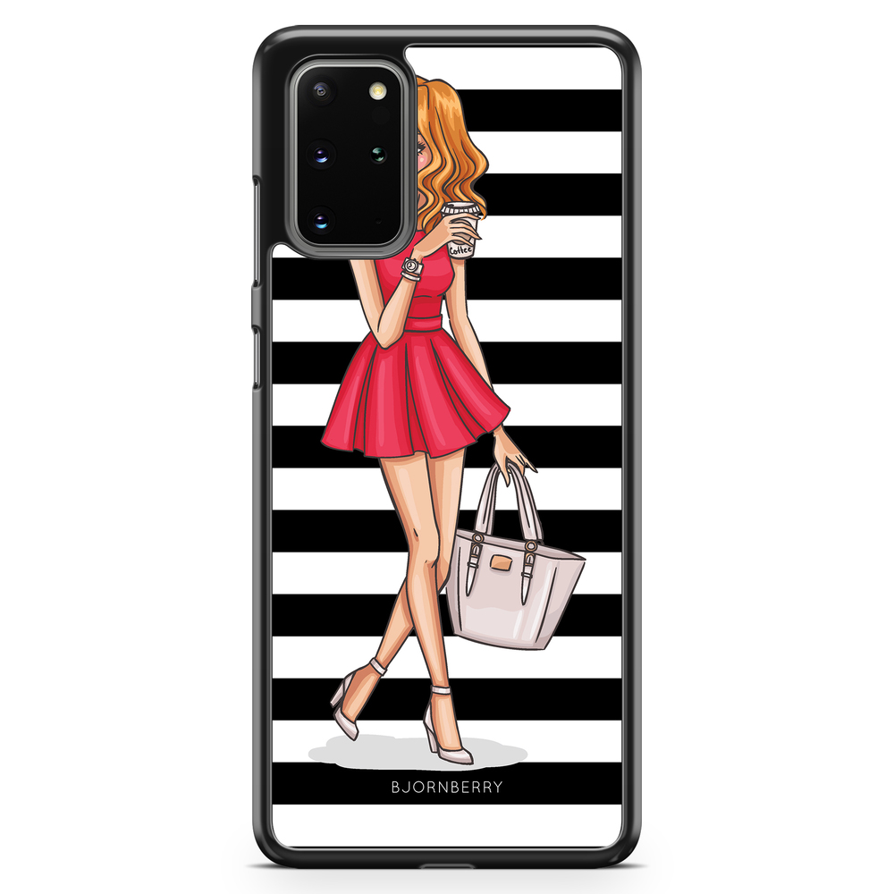 Samsung Galaxy S20 Plus Case - Fashion Girl Red
