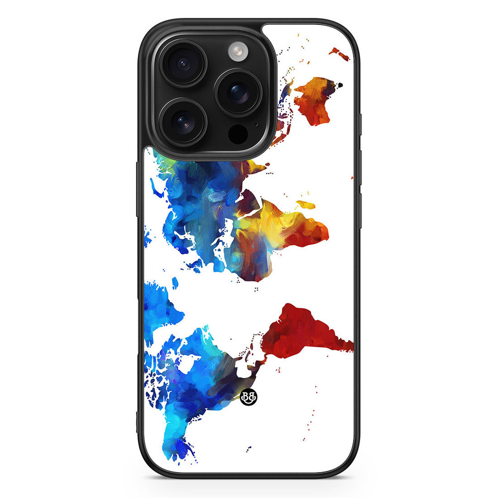 iPhone 16 Pro Case - World Map