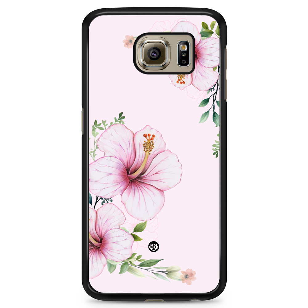 Samsung Galaxy S6 Case - WILD BLOOM - Soft Hibiscus