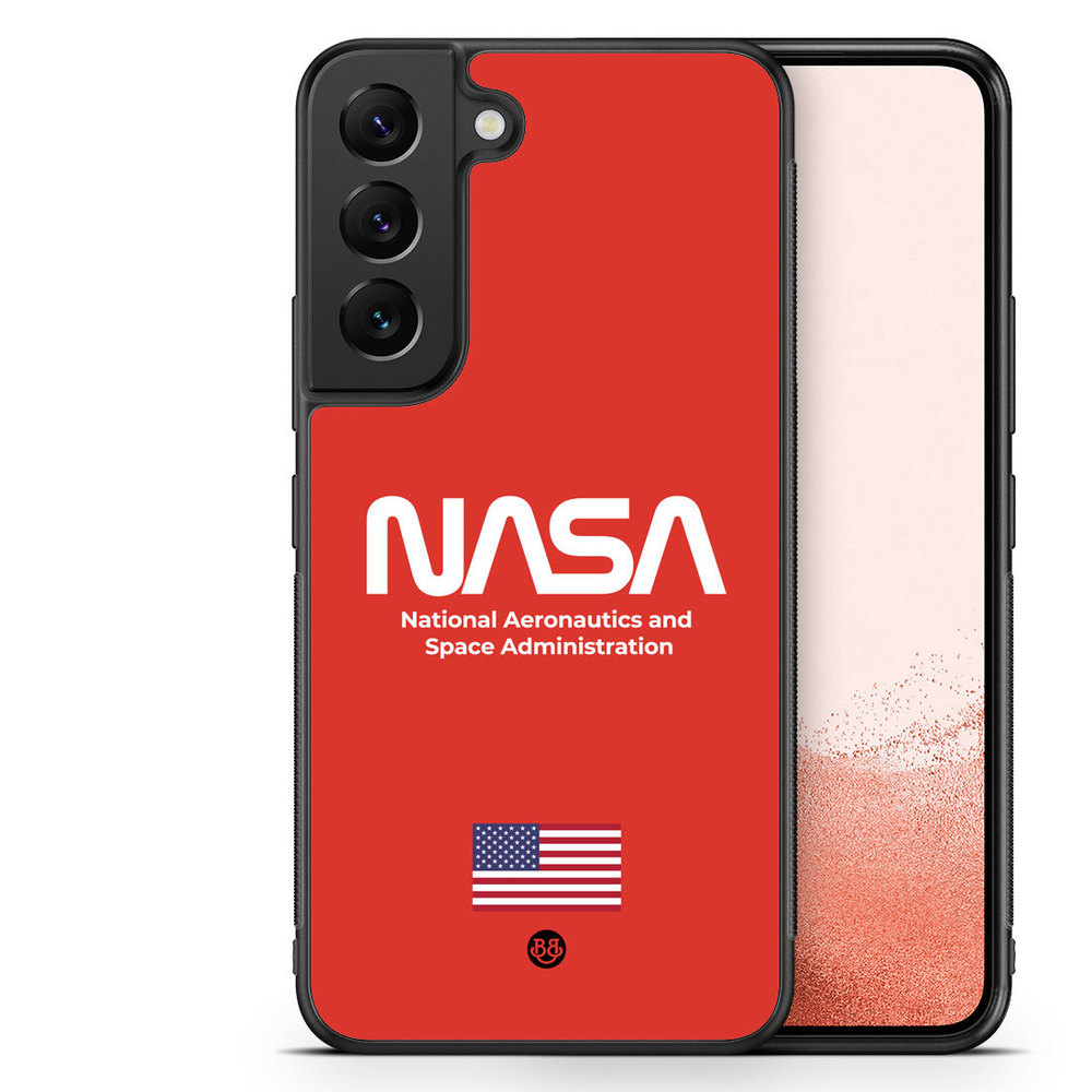 Samsung Galaxy S22 Plus 5G Case - NASA Worm Red