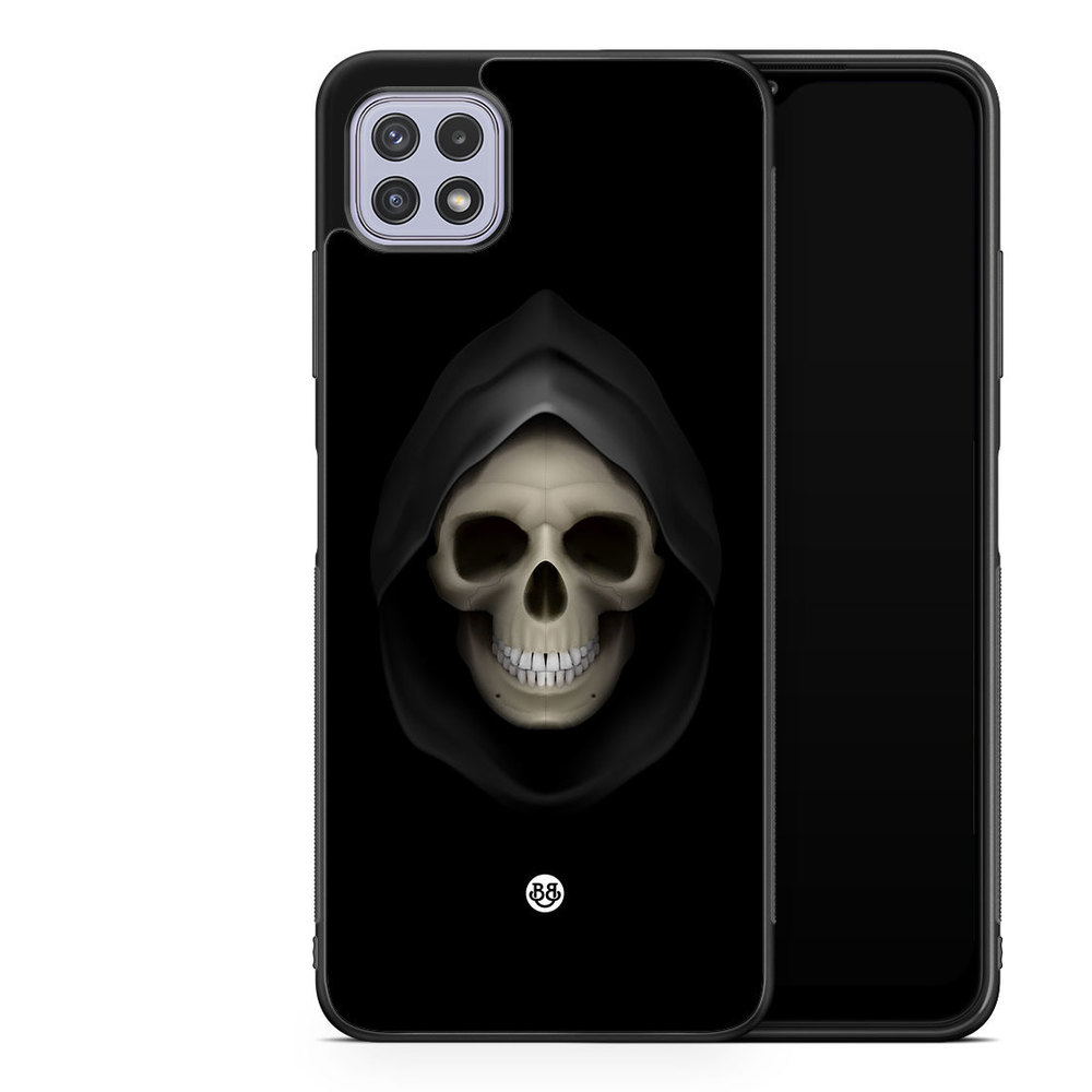 Samsung Galaxy A22 4G Case - Black Skull