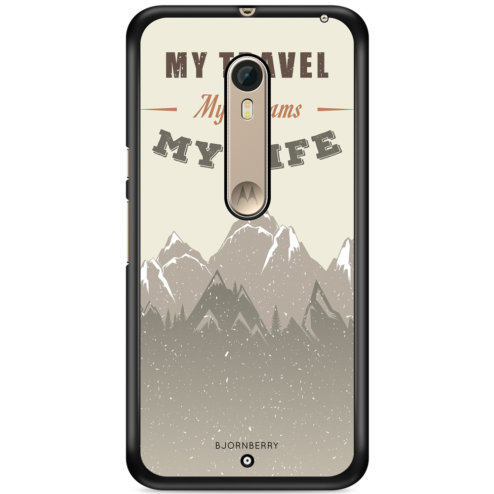Moto X Style Case - My Travels, My Life