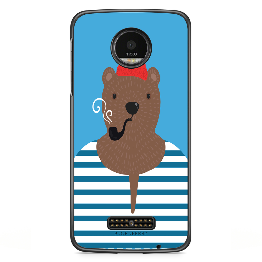 Moto Z2 Play Case - Hipster Bear