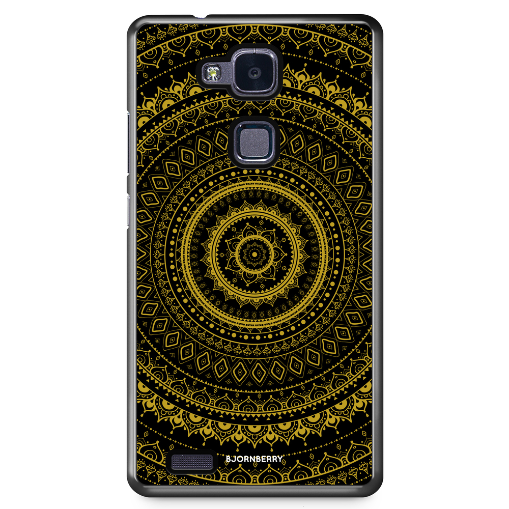 Huawei Honor 5X Case - Black Gold Mandala