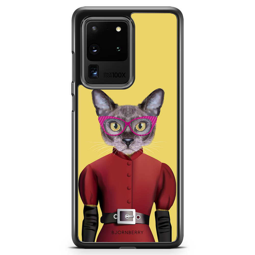 Samsung Galaxy S20 Ultra Case - Hipster Cat