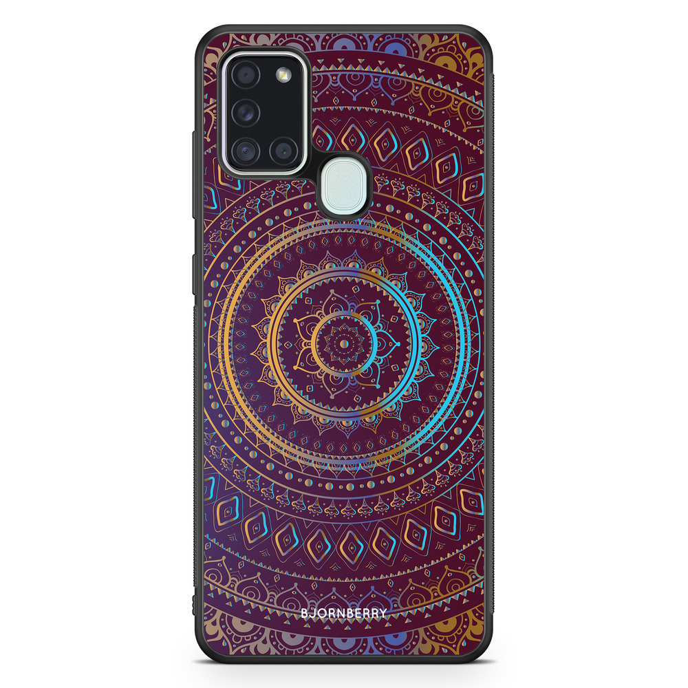 Samsung Galaxy A21s Case - Purple Mandala
