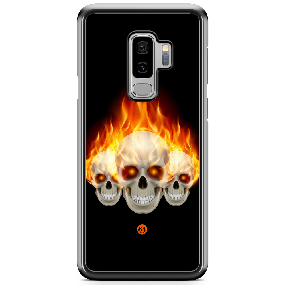 Samsung Galaxy S9 Plus Case - Flames Skulls