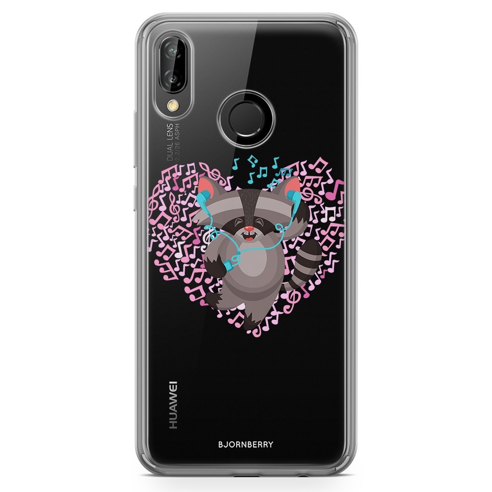 Huawei P20 Lite Fashion Case - Raccoon