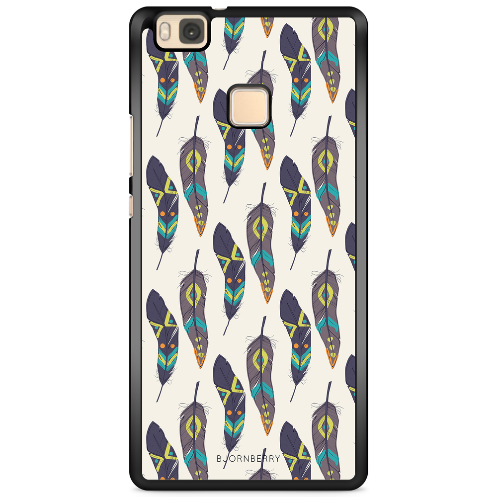 Huawei P9 Lite Case - Ethnic Feathers
