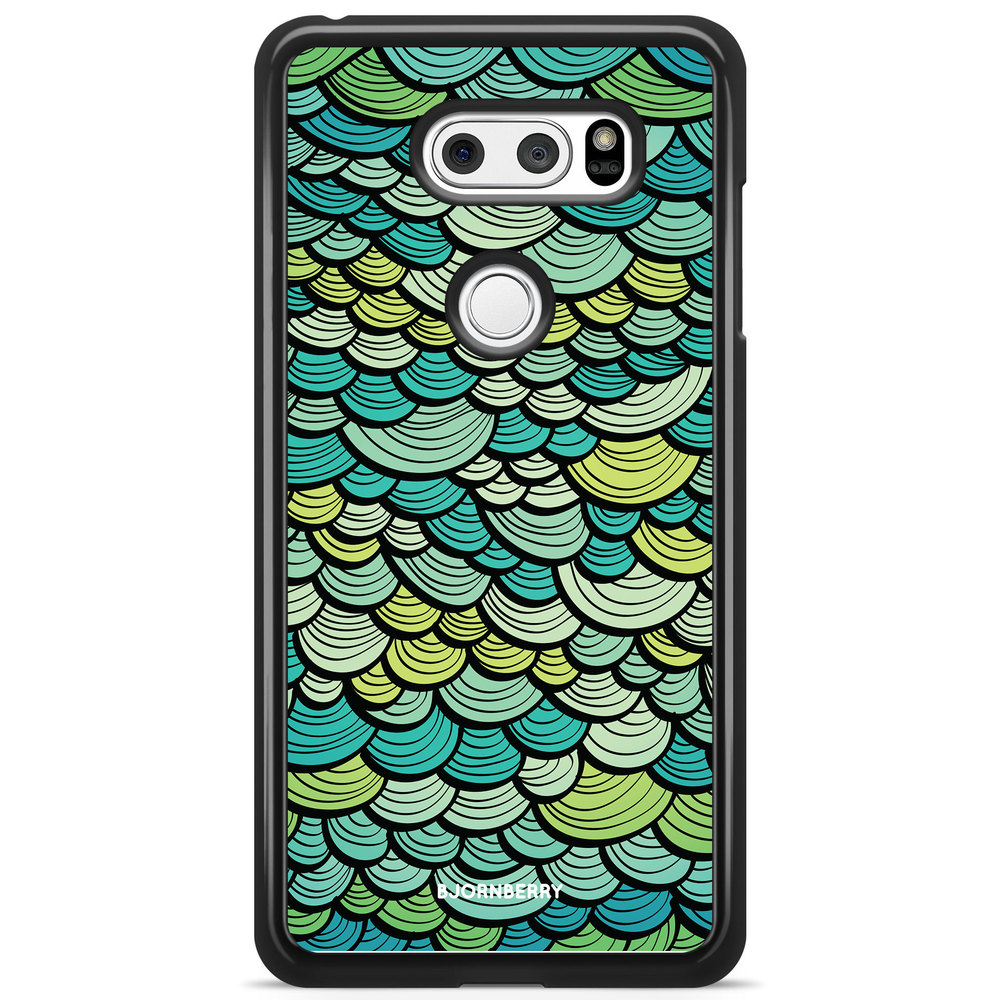 LG V30 Case - Green Mermaid Scales