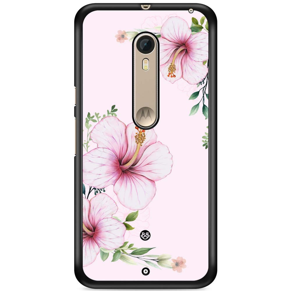 Moto X Style Case - WILD BLOOM - Soft Hibiscus