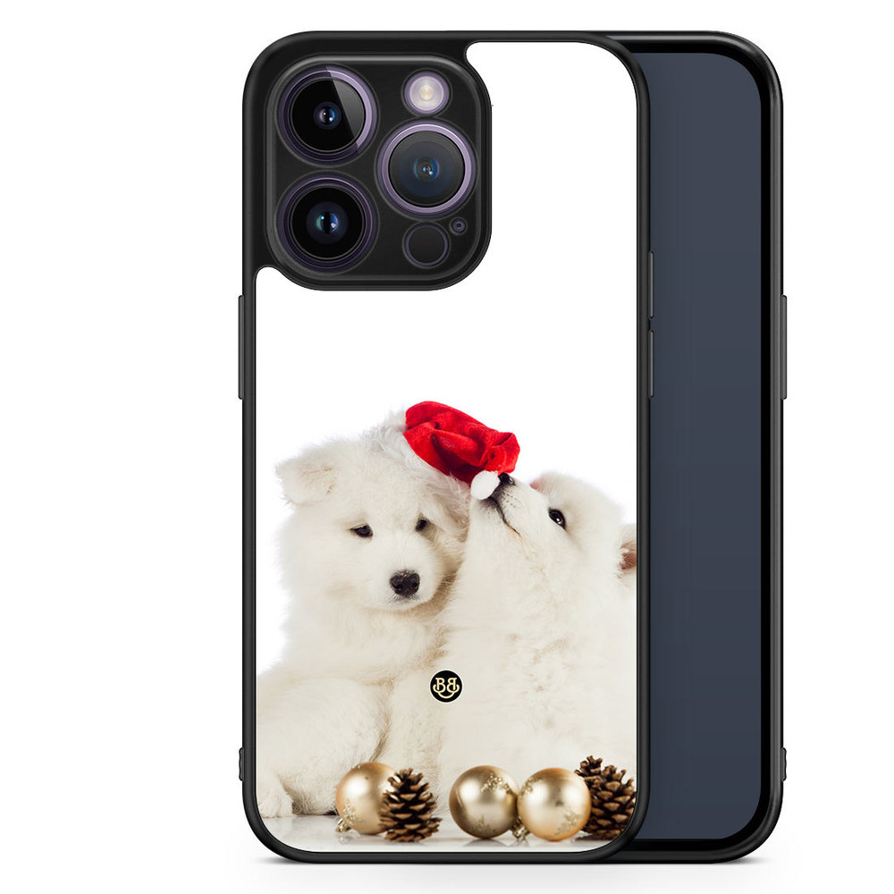 iPhone 14 Pro Case - Christmas Dogs