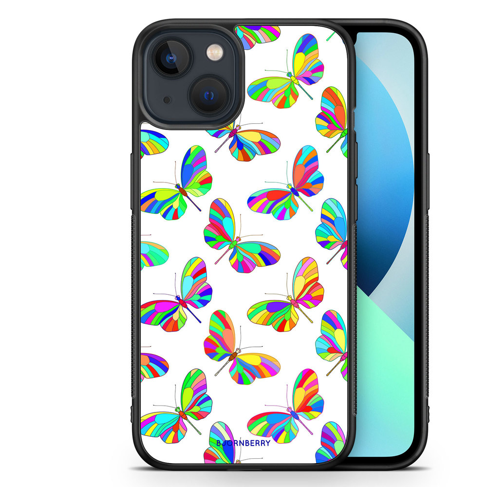 iPhone 13 Mini Case - Multi Butterflies