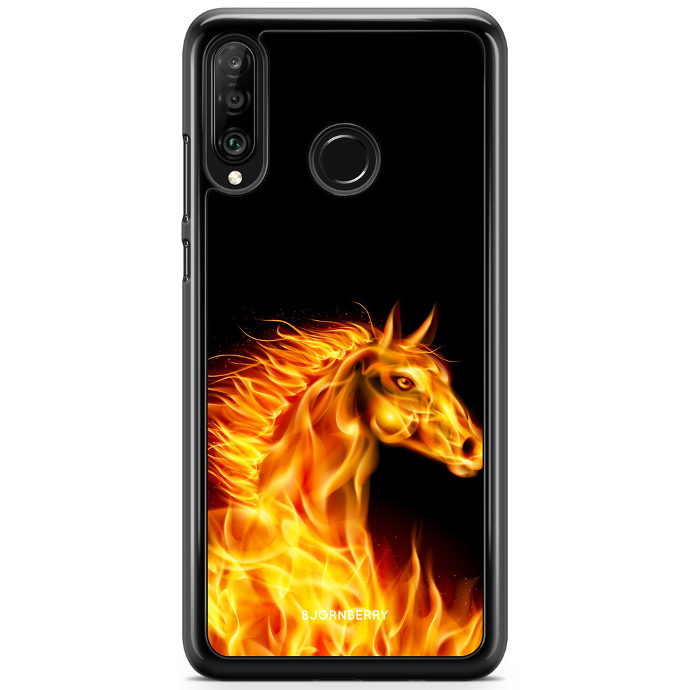 Huawei P30 Lite Case - Flames Horse