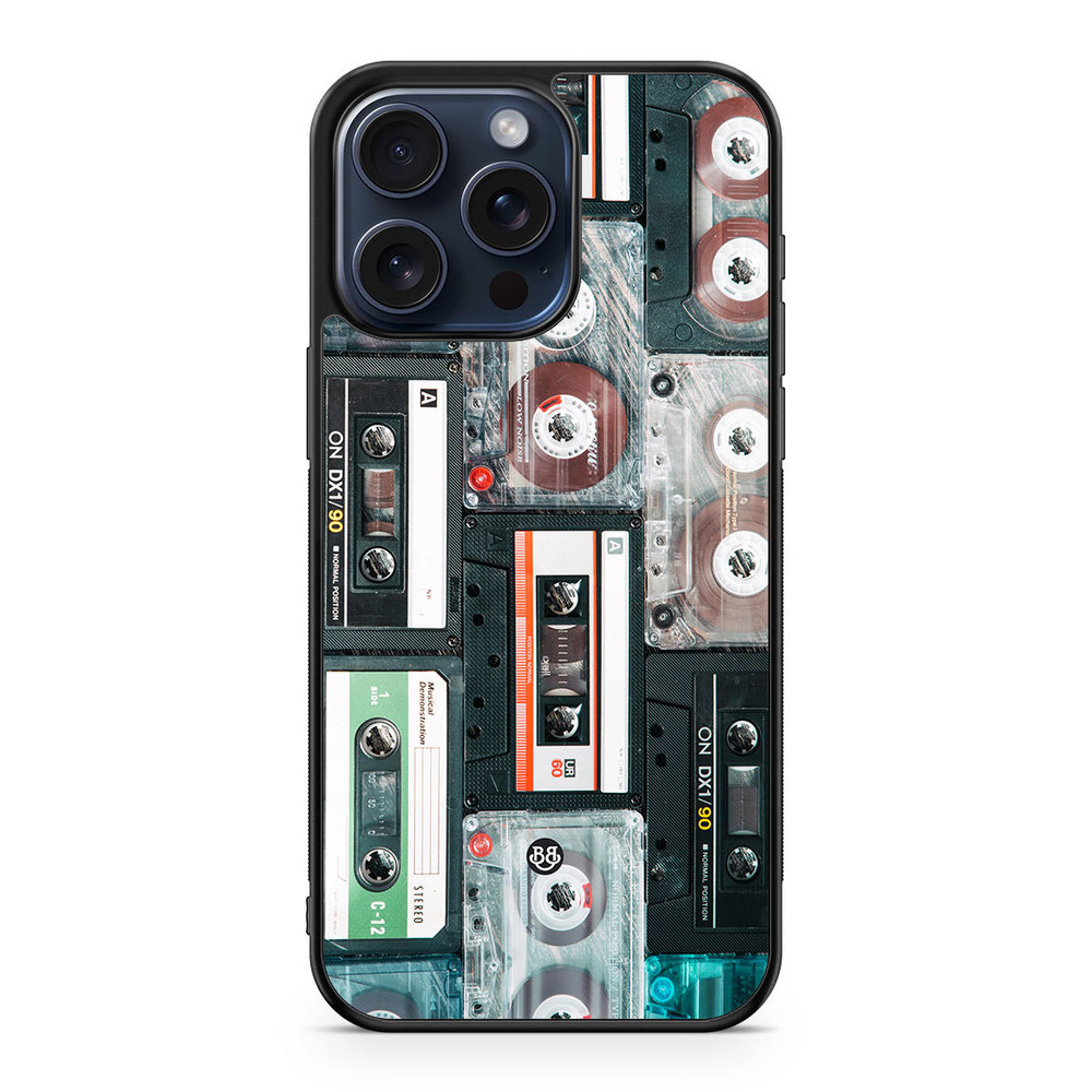 iPhone 15 Pro Max Case - Audio Cassette
