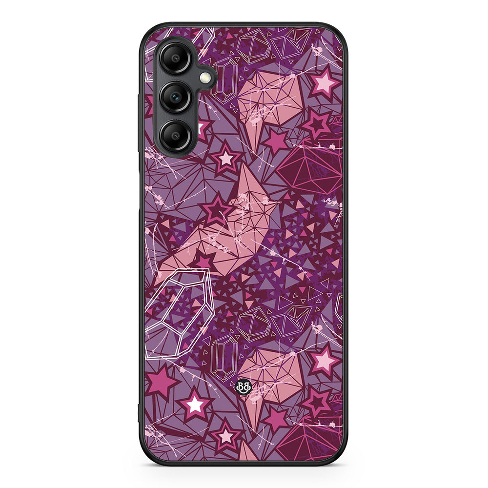Samsung Galaxy A14 4G/5G Case - Purple Stars