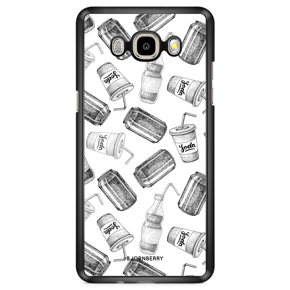 Samsung Galaxy J7 (2016) Case - Soda Black & White
