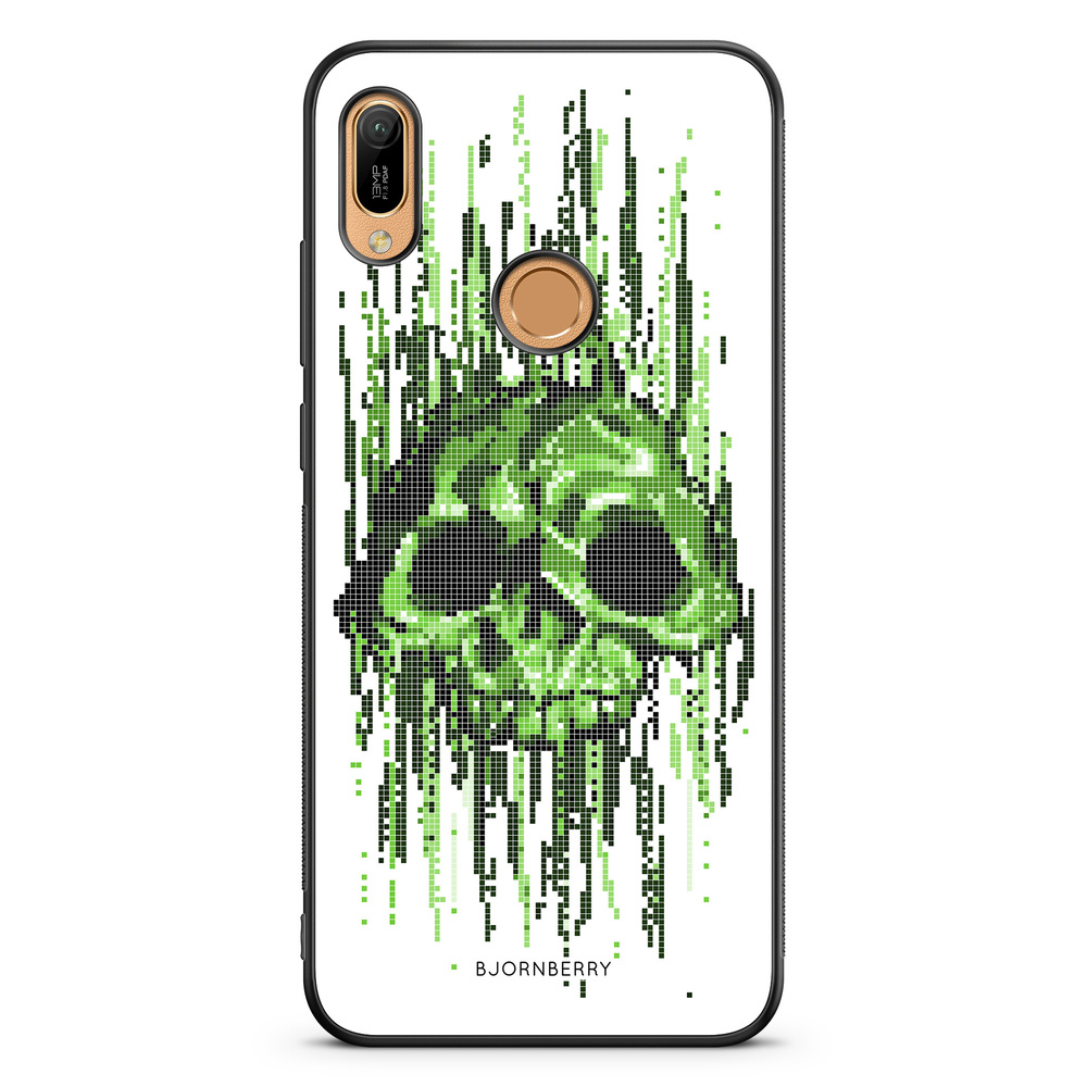Huawei Y6 2019 Case - Data Virus Skull