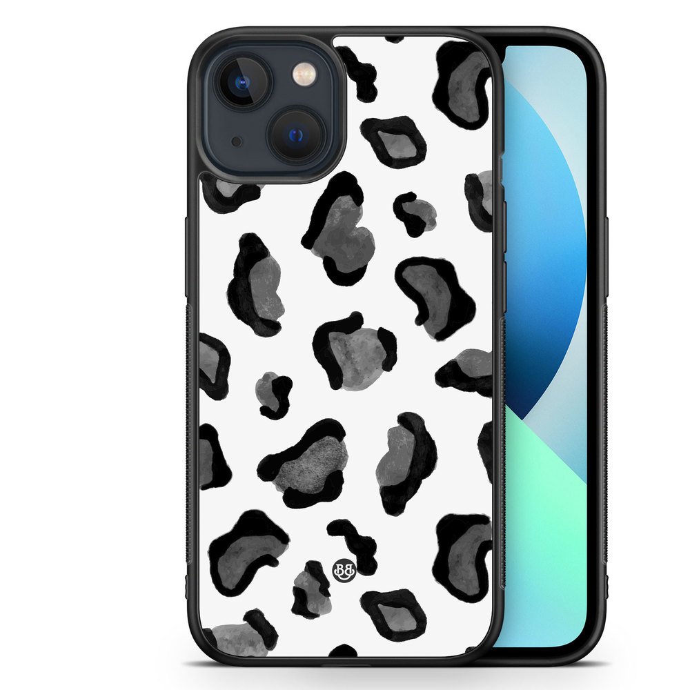 iPhone 13 Mini Case - Grey Leopard