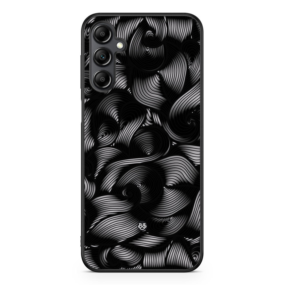 Samsung Galaxy A14 4G/5G Case - Black Waves