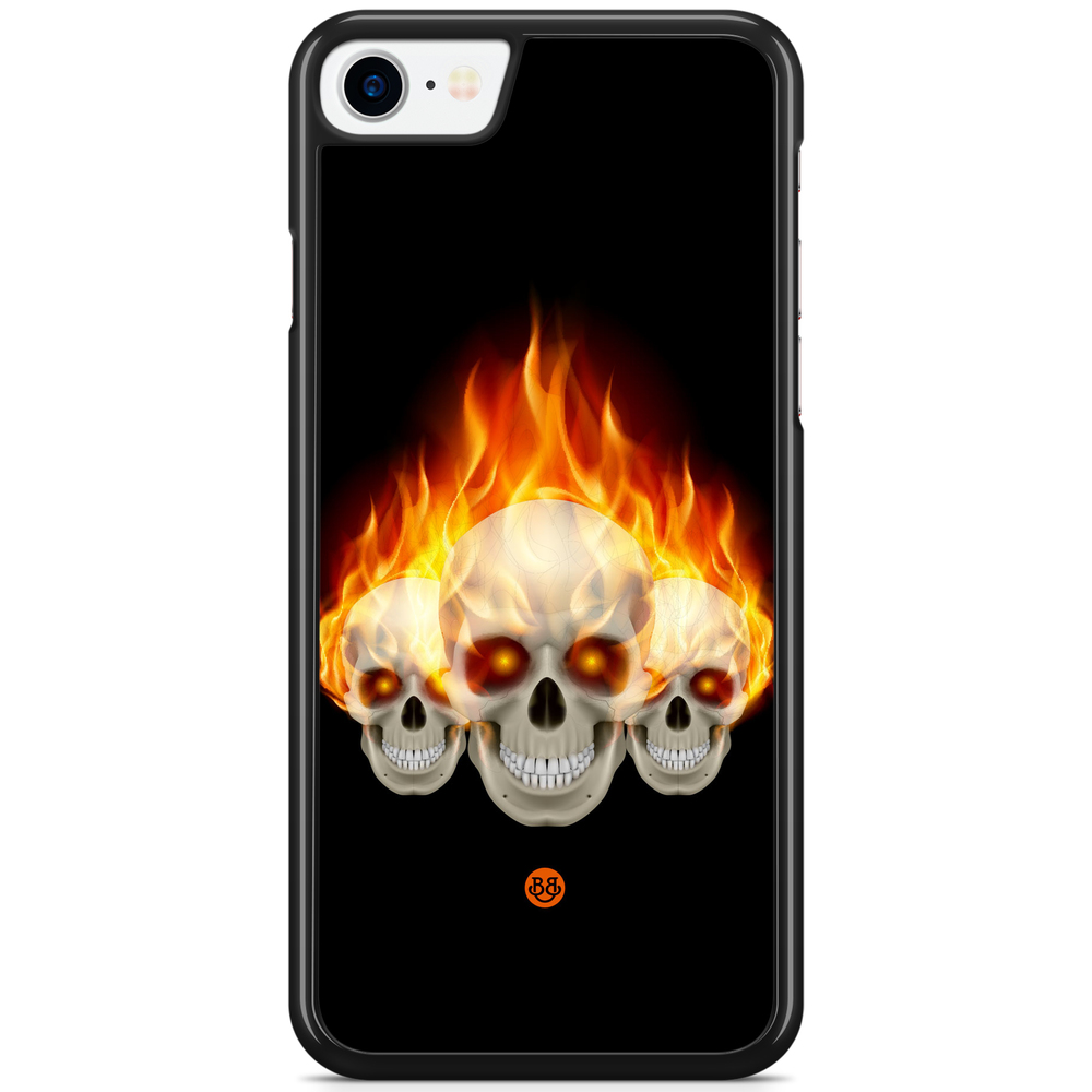 iPhone 8 / iPhone SE (2022/2020) Case - Flames Skulls