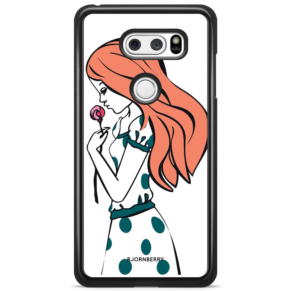 LG V30 Case - Girl Rose