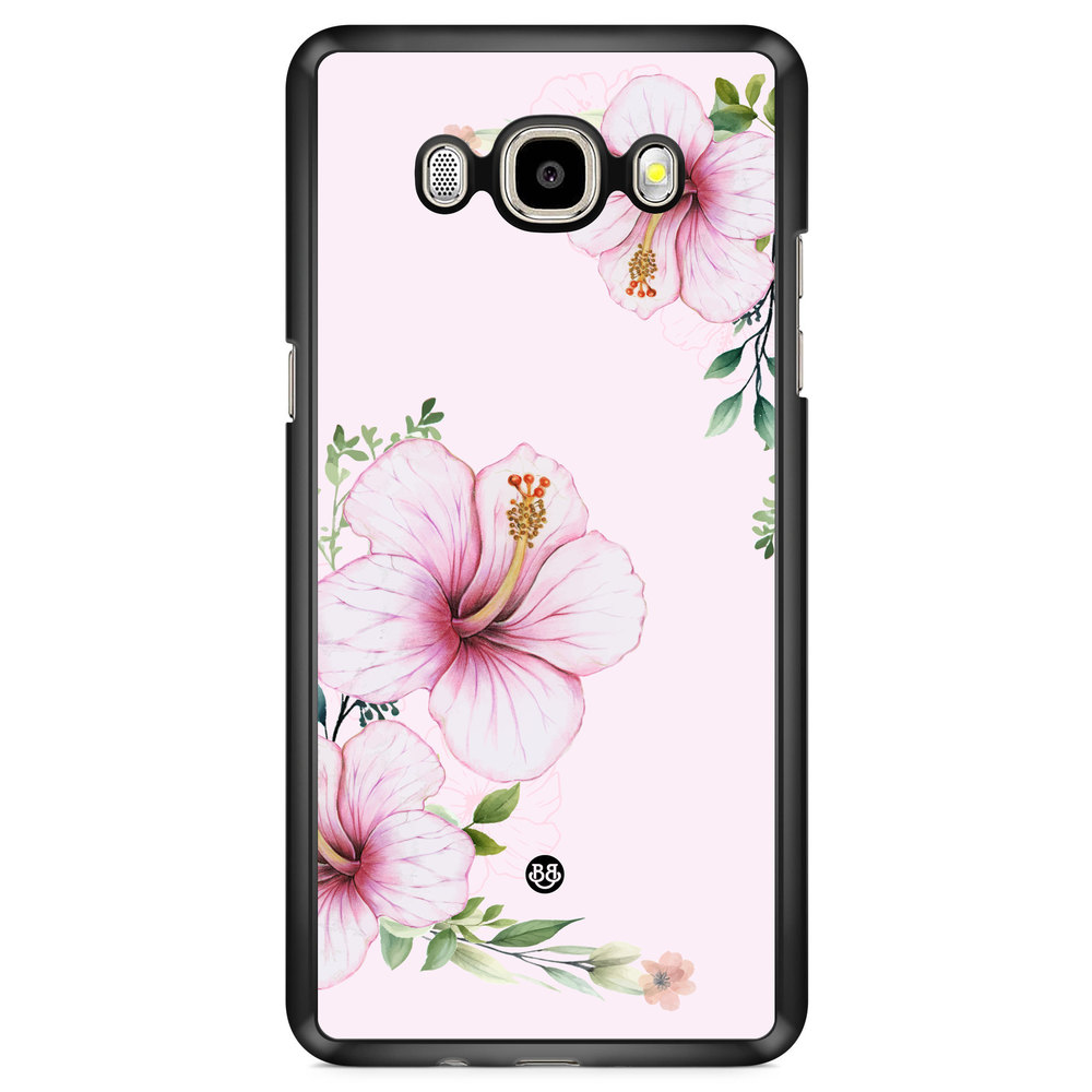 Samsung Galaxy J7 (2016) Case - WILD BLOOM - Soft Hibiscus
