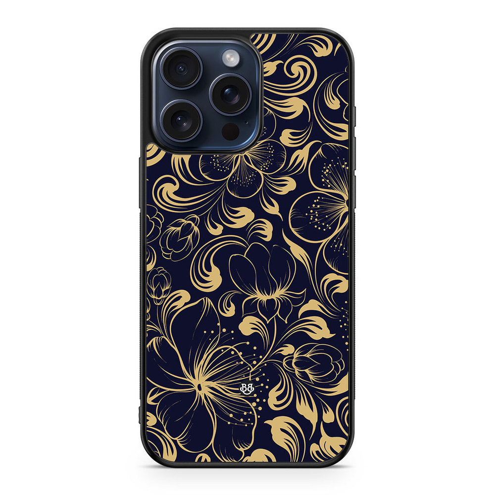 iPhone 15 Pro Max Case - Blue Flowers
