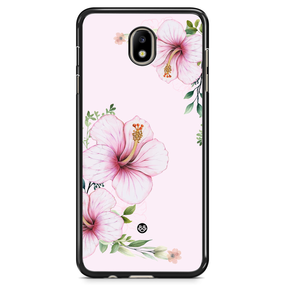 Samsung Galaxy J7 (2017) Case - WILD BLOOM - Soft Hibiscus