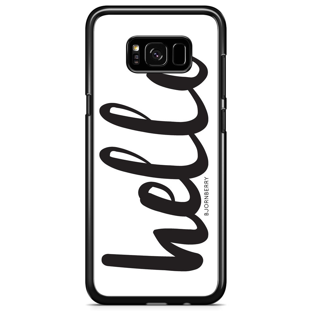 Samsung Galaxy S8 Case - Hello Black