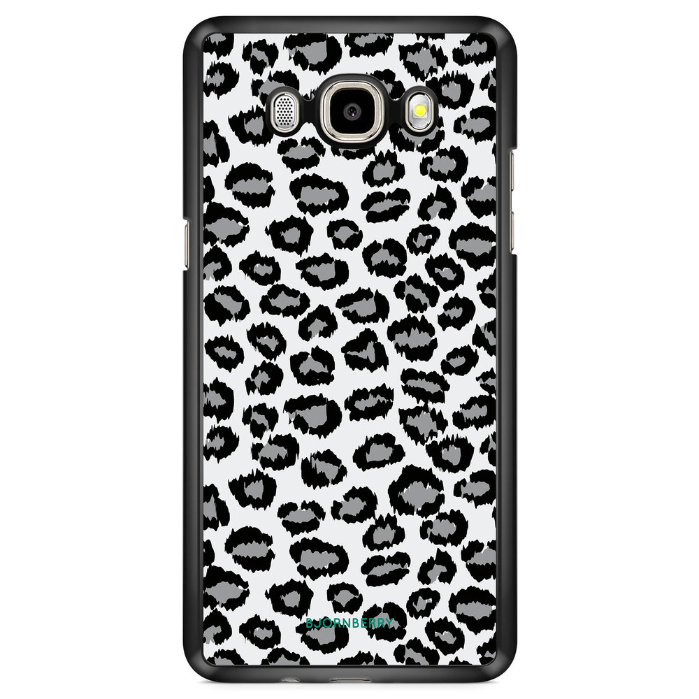 Samsung Galaxy J7 (2016) Case - Gray Leopard
