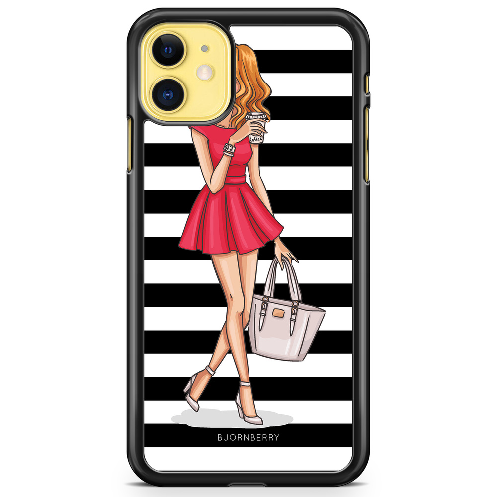 iPhone 11 Case - Fashion Girl Red