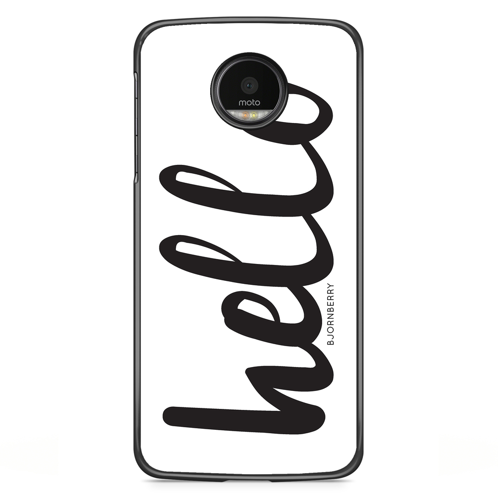 Motorola Moto G5S Plus Case - Hello Black