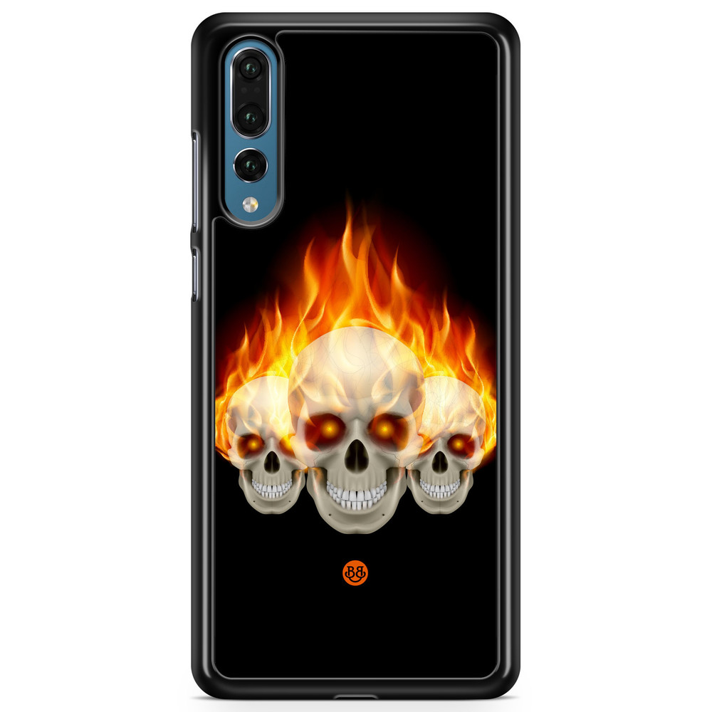Huawei P20 Pro Case - Flames Skulls