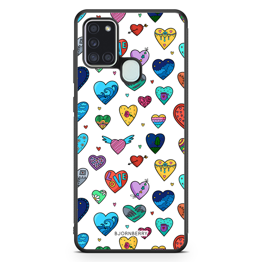 Samsung Galaxy A21s Case - Hearts