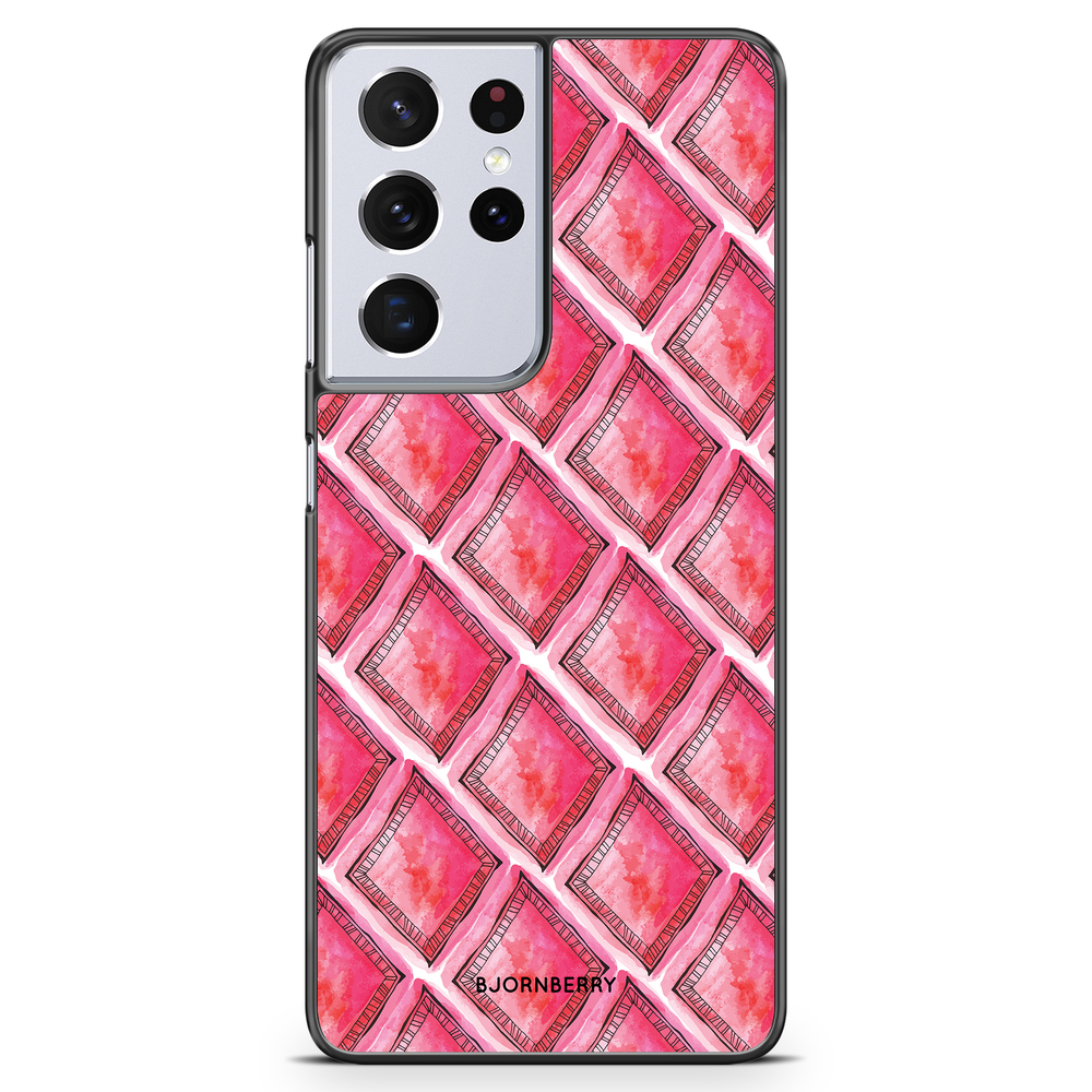 Samsung Galaxy S21 Ultra Case - Red Rhombus