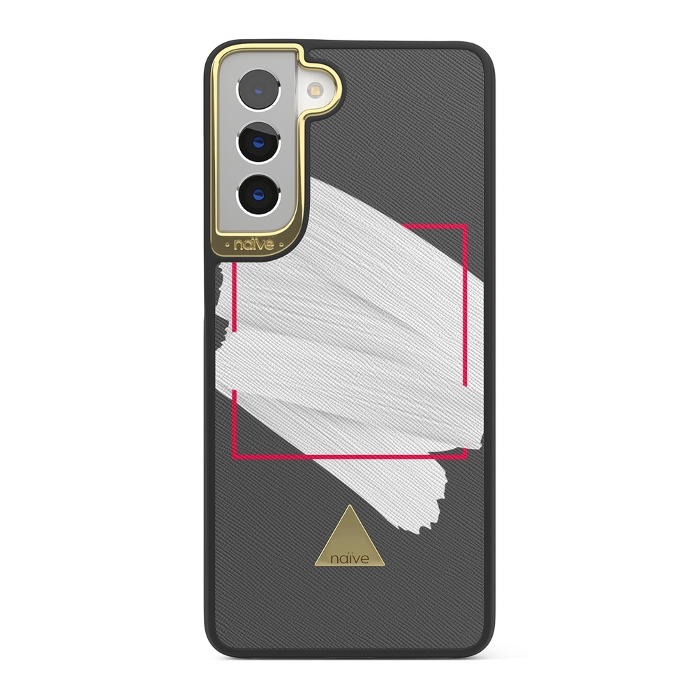 Naive Samsung Galaxy S21 Plus Case - White Brush