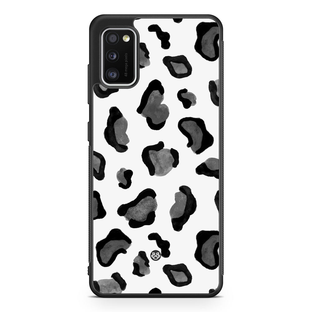 Samsung Galaxy A41 Case - Grey Leopard
